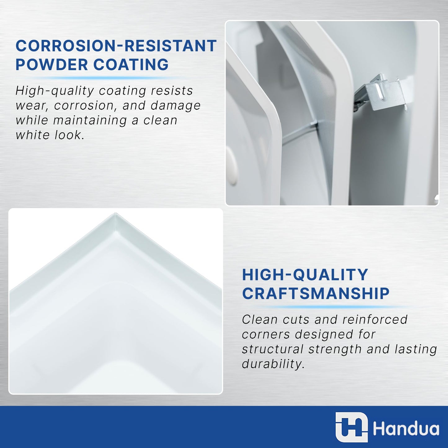 Fits 24x24 Steel T-Bar Drop Ceiling Grid | 2x2 Feet Lay in Steel Air Supply Diffuser with Round 12" [Neck Size] by Handua | 2 Cone | Drop Celing Vent | White | Outer Dimension: 23-3/4" x 23-3/4"