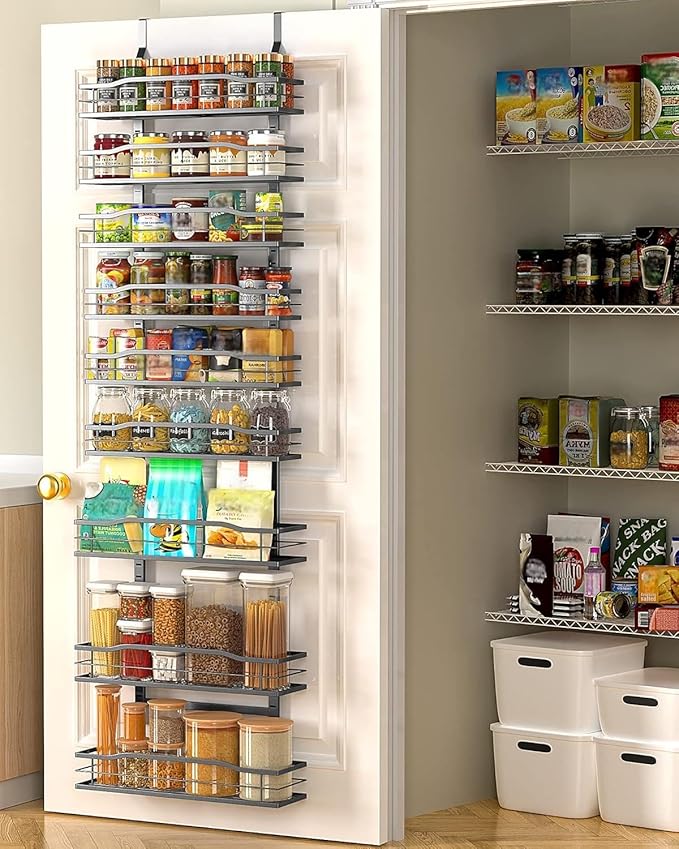 Moforoco 9-Tier Over The Door Pantry Organizer, Pantry Organization and Storage
