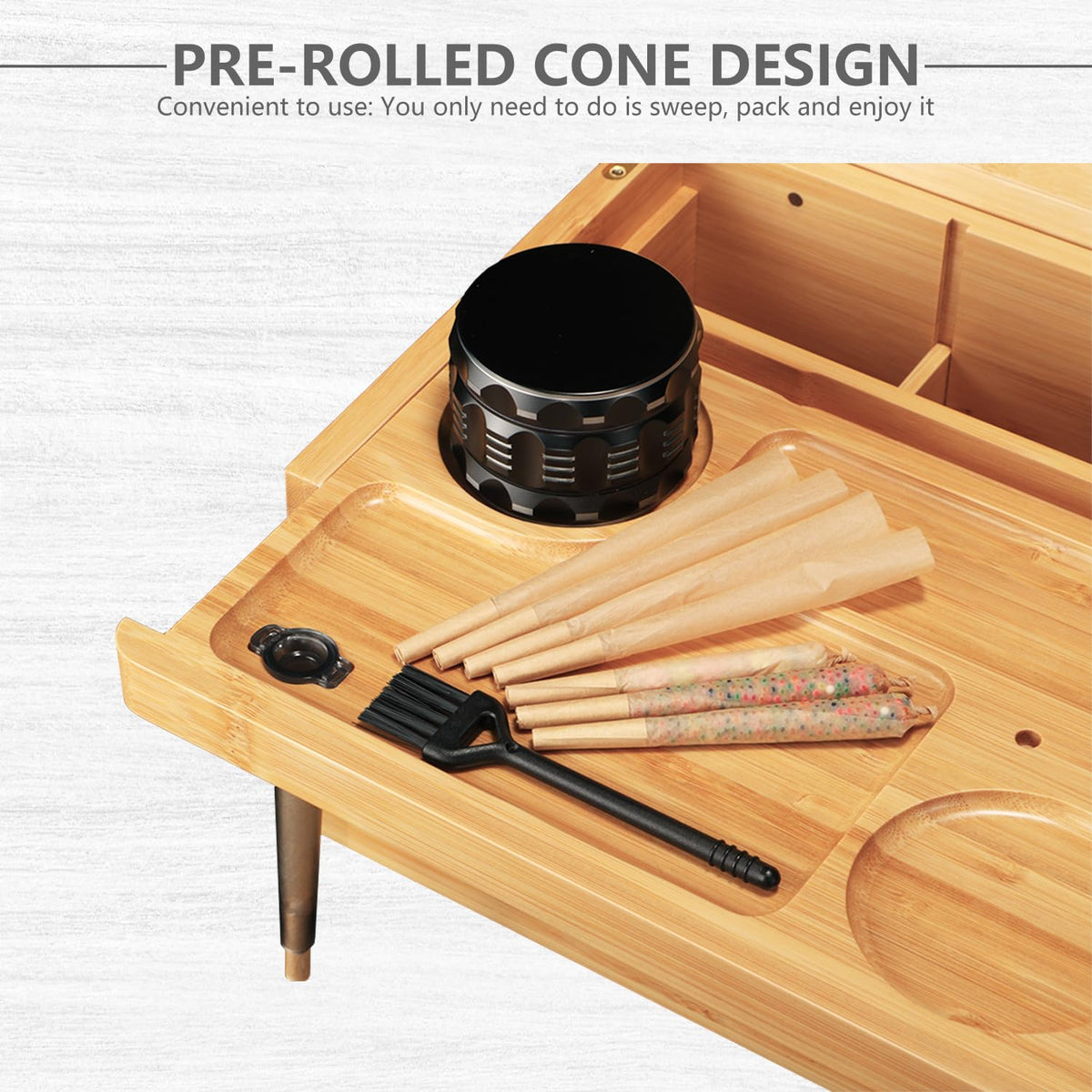 BAWADE Wooden Storage Box with Lock – Lockable Wooden Box with Lid for Personal Items & Keepsake – Discreet Wooden Storage Box