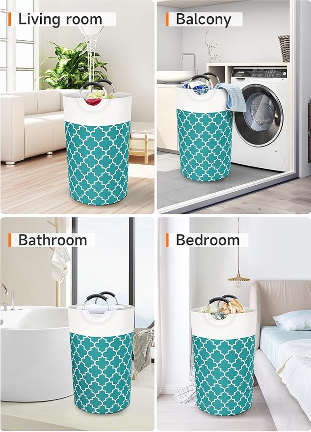 Large Laundry Basket Laundry Hamper Bag Washing Bin Clothes Bag Collapsible Tall