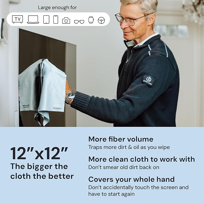 Elite Screens Microfiber Cleaning Cloth