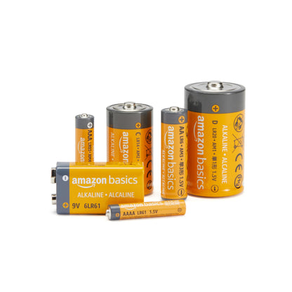 Amazon Basics 8-Pack AAAA Alkaline High-Performance Batteries, 1.5 Volt, 3-Year Shelf Life