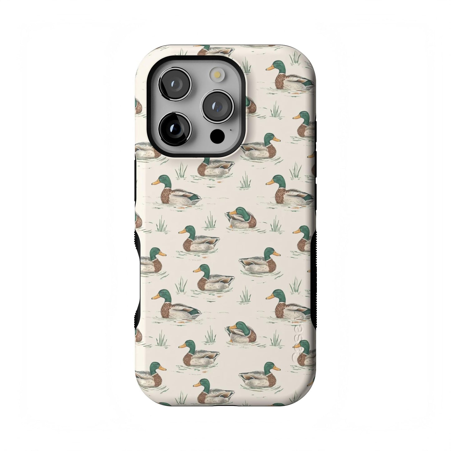 Casely iPhone 16 Pro Case | Fit Check | Neutral Checkerboard | Compatible with MagSafe | Bold Protective Design