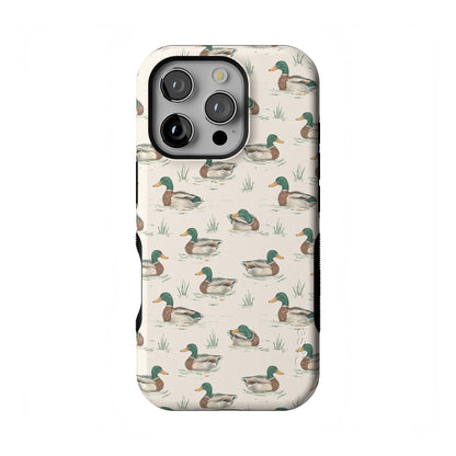 Casely iPhone 16 Pro Case | Fit Check | Neutral Checkerboard | Compatible with MagSafe | Bold Protective Design