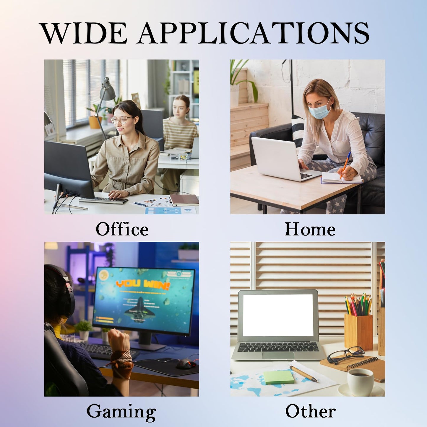 KANGYUSO Chaos Coordinator Mouse Pad for Desk, Chaos Coordinator Definition, Round Mousepad with Non-Slip Rubber Base, Boss Lady Appreciation Gifts, Thank You Gifts for Women Teacher Colleague Manager