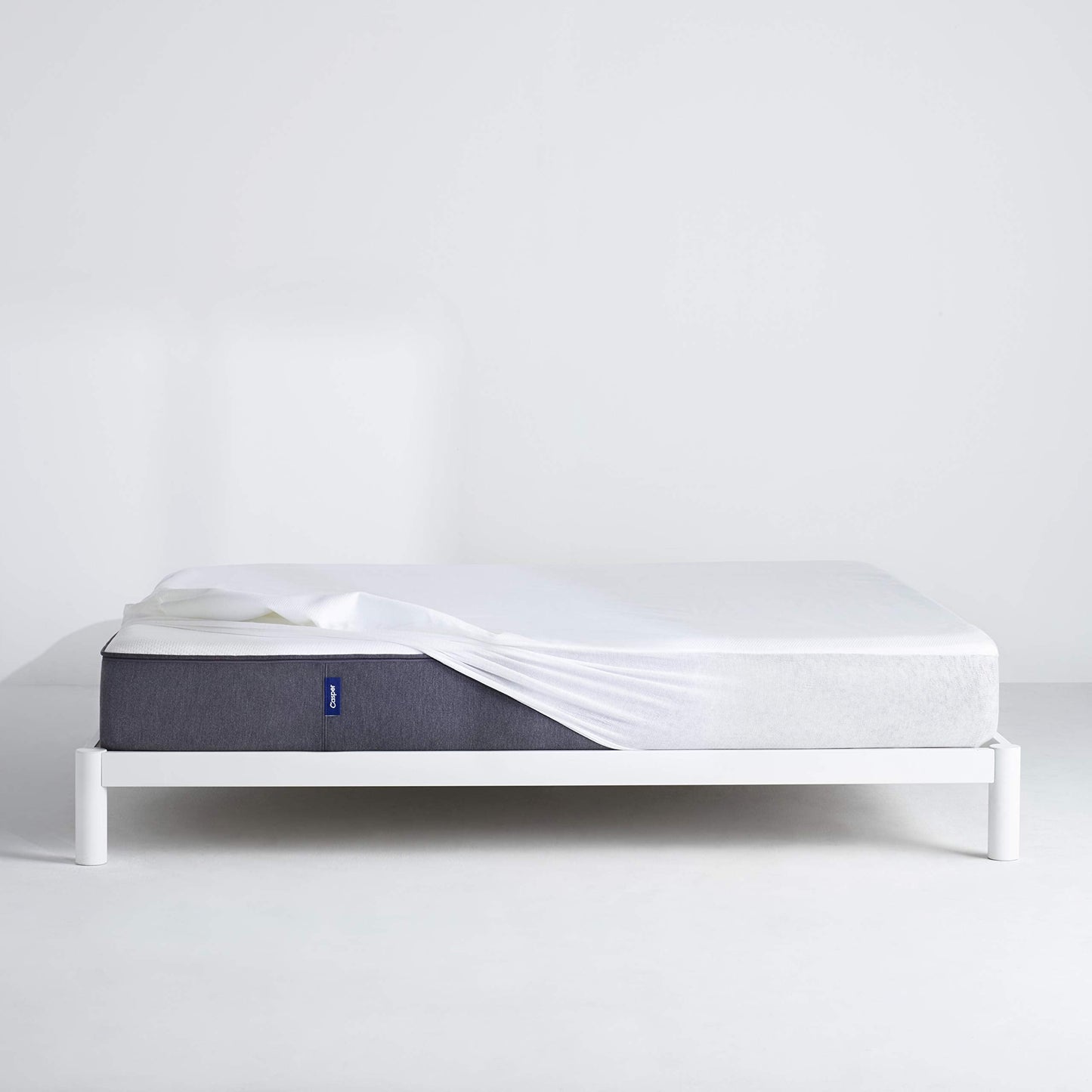 Casper Sleep Waterproof Mattress Protector, Queen, White