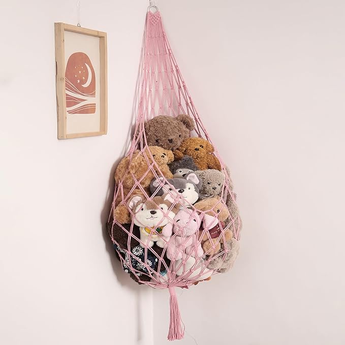 Stuffed Animal Hammock Corner Hanging Net