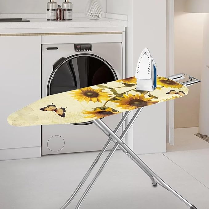 Sunflower Butterfly Ironing Board Cover and Pad- 52" x 13" Iron Board Cover