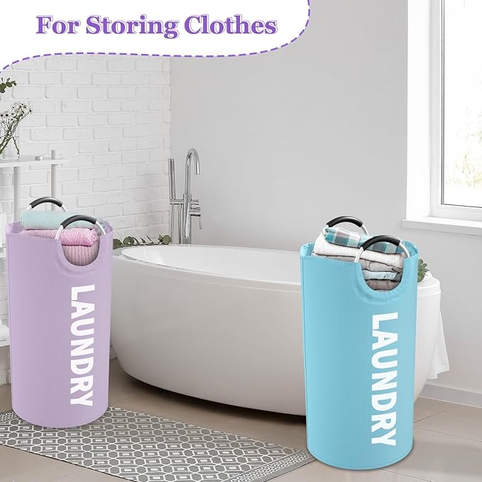Set of 2 Collapsible Laundry Baskets