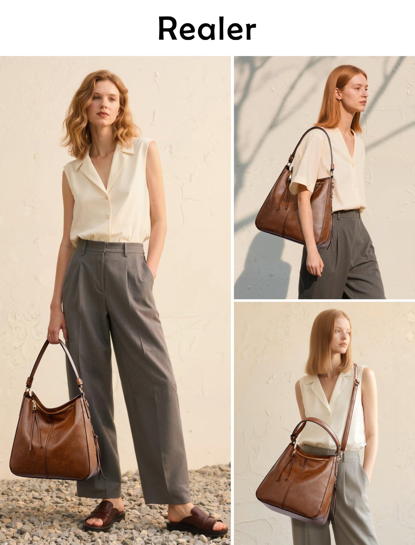 Handbags for Women Large Designer Ladies Hobo bag Bucket Purse Faux Leather