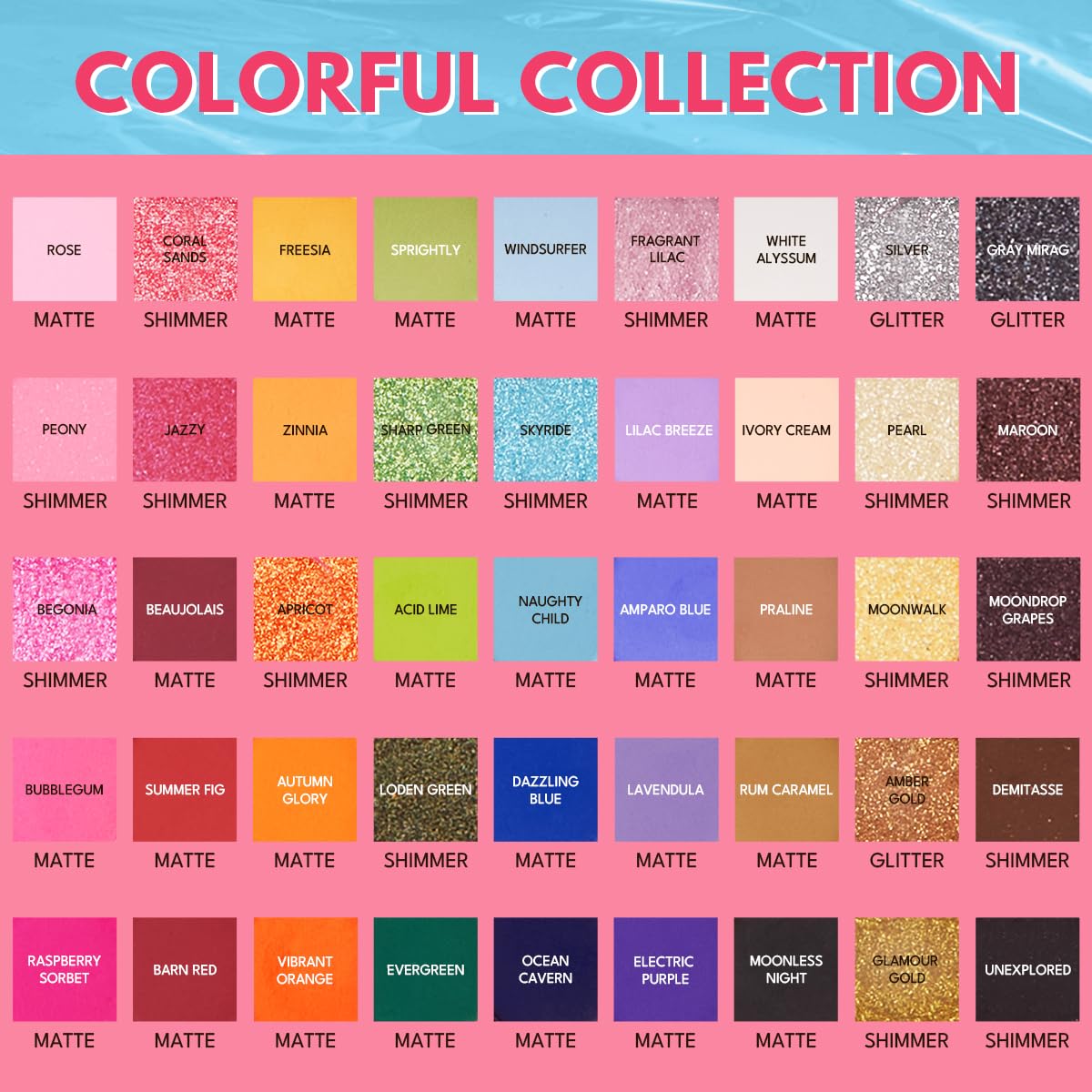 imakeupnow 45 Shades Eyeshadow Palette, Highly Pigmented Colorful Collection Makeup Palette, Matte Shimmer Metallic Glitter Eye Shadow For Long Lasting Eye Make Up