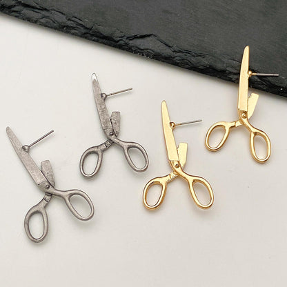 Vintage Gothic Stud Earrings for Women Unique Fun Jewelry Accessories Halloween Party Novelty Crazy Weird Funky Gift