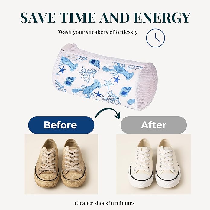 Bluehome Shoe Washing Machine Bags – Protective Mesh Laundry Bags