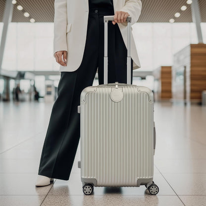 Satechi FindAll Smart Luggage Tag with Find My, TSA-Friendly, Airport Tracking, Left-Behind Alerts, Loud Audible Chime, Wireless Rechargeable, Works with iPhone, iPad, Mac – Sand