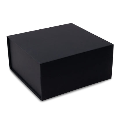 Prime Line Packaging Gift Boxes with Lids, Small Black Magnetic Gift Boxes for Presents, Small Business, Birthdays, Weddings, Graduation, Retail Storage, Bulk, 8x8x4, 15 Pack