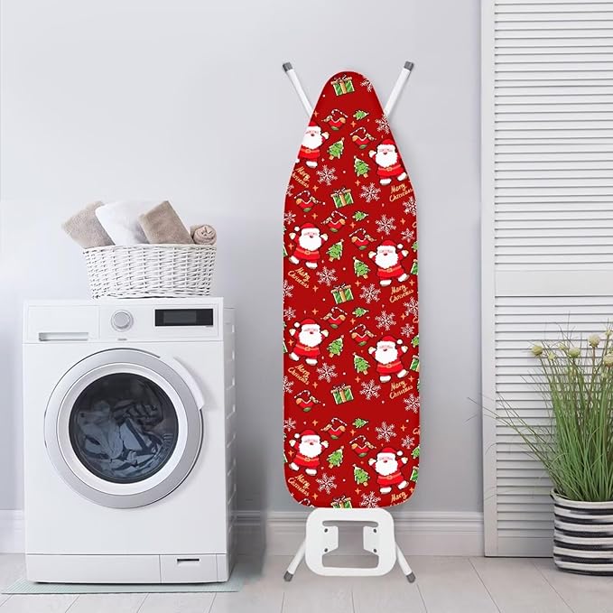 Christmas Cute Santa Claus Ironing Board Cover Standard Ironing Board Cover