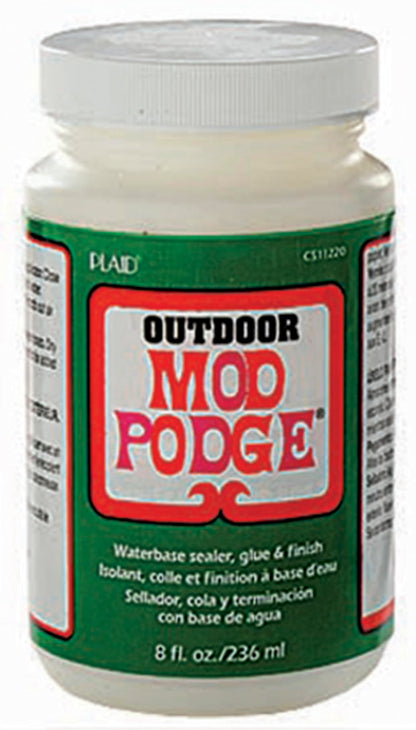 Mod Podge, Water-based Sealer, Glue and Finish, Indoor and Outdoor Safe Formula, CS11220, Clear Finish, 236 ml Bottle