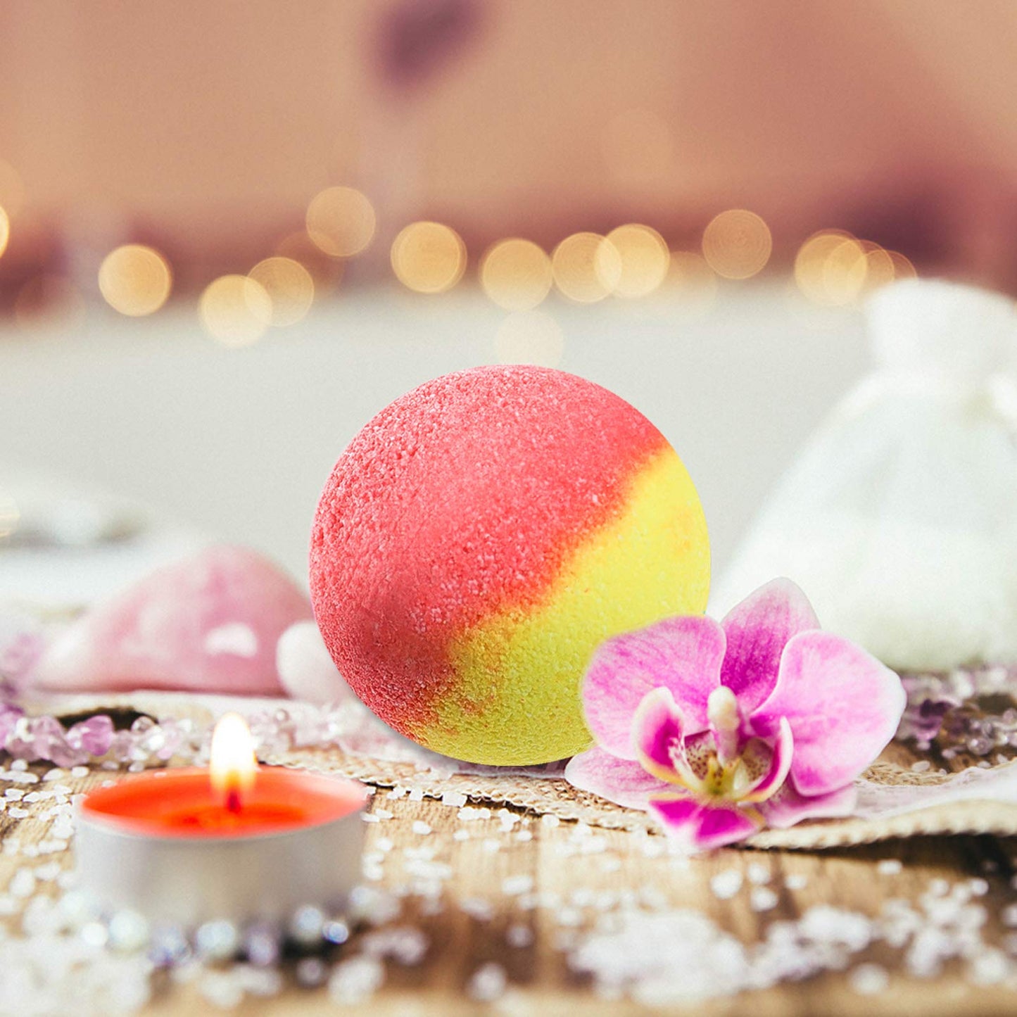 Nagaliving Bath Bombs Gift Set, 10 Organic Bubble Bombs, for Valentine’s Day, Christmas