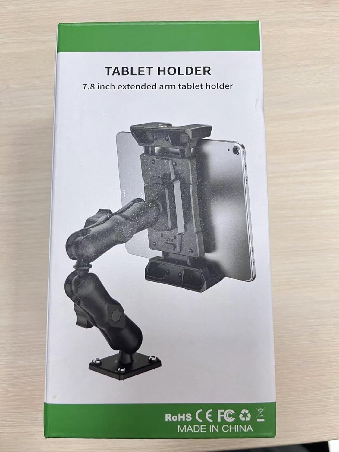OHLPRO Car Tablet Holder - Heavy Duty Drill Base, Tablet Mount for Truck Compatible with iPad Samsung Tab 5"-13" Tablets and Phones, iPad Stand for Wall/Business/Vehicle/Desktop, etc.
