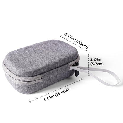 ORGSTA Label Maker Case Compatible S001 Label Maker, for ORGBRO X1 X3 NIIMBOT D11 D110 Label Printer, Hard Carrying Container Storage Holder Organizer for Printer, Tape and Charging Cable (Gray)