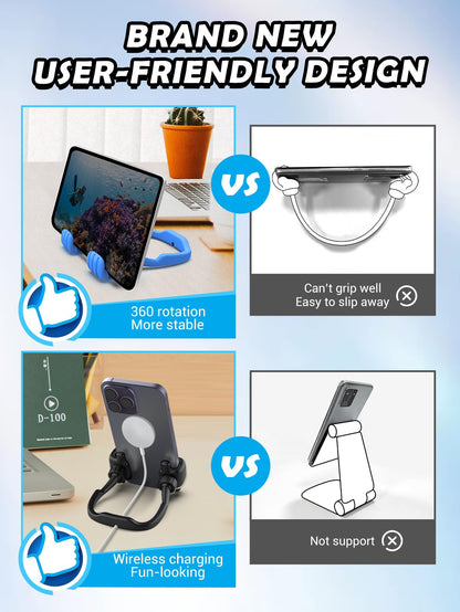 CALDEVER Easter Basket Stuffers for Teens Boys Girls Him Men Ideas: 2 Pack Thumbs Up Lazy Phone Stand Cell Phone Holder Easter Gifts for Kids Teenage Son Her Women Wife Adults Funny Cool Gadgets