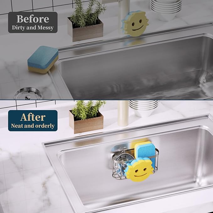 Consumest Sponge Holder Smiley Face