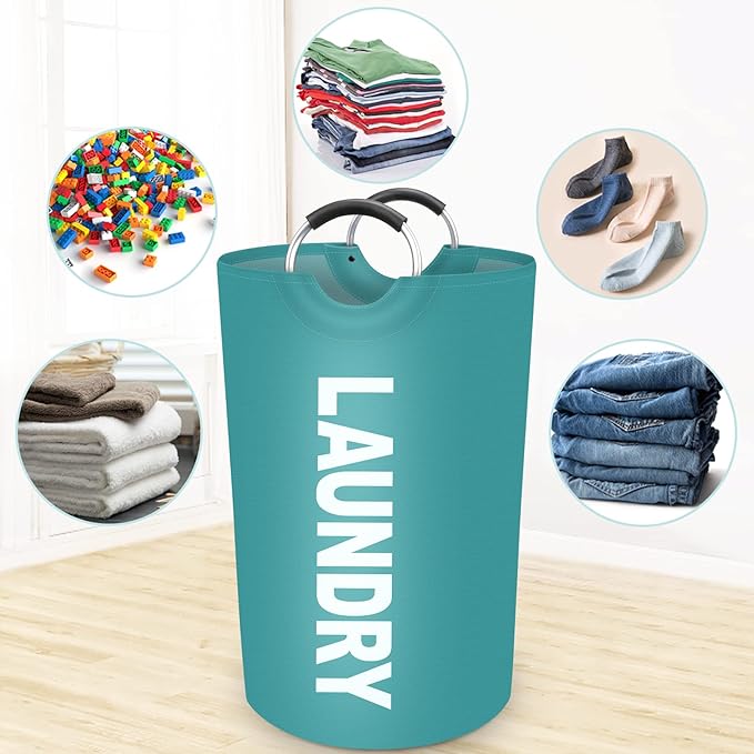 StorageRight 75L Large Laundry Basket, Laundry Hamper, Dirty Clothes Hamper