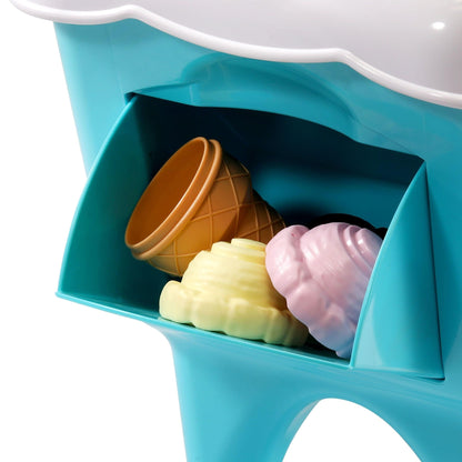Leapfrog Scoop & Learn Ice Cream Cart, Pretend Toddler Toy for Role Play Food and Magic Ice Cream Scooper Scoop/Learn Cart Set, English Version