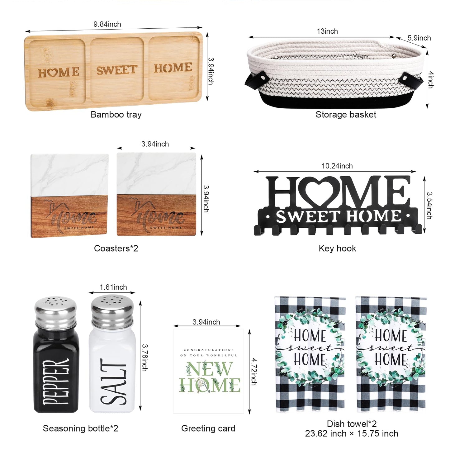 House Warming Gifts New Home,Unique Housewarming Baskets for Couples, Clients, Women, Men, Closing Gift for Home Buyers Realtors,First House Gift Ideas, New Apartment