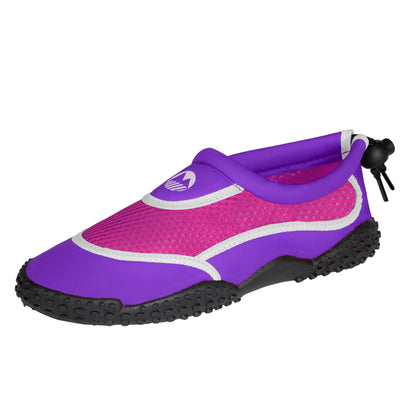 Lakeland Active Girl's Eden Aquasport Water Shoes Holiday Surf Sea Barefoot Swimming Paddleboard - Purple/Pink/White - 3 UK