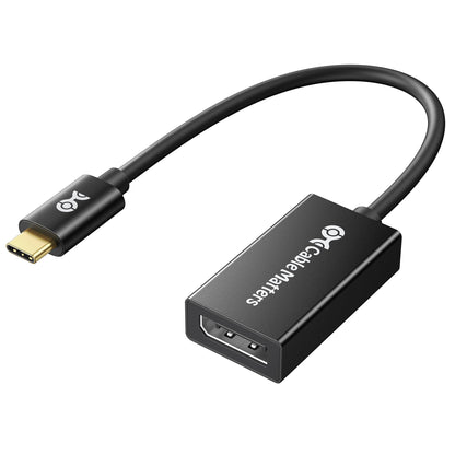 Cable Matters 8K USB C to DisplayPort Adapter (USB C to DP Adapter) Support 8K (7680x4320) DisplayPort 1.4 - Thunderbolt 3 Compatible for iPhone 15 Pro Max Plus, MacBook Pro, Dell XPS, Surface Book 2