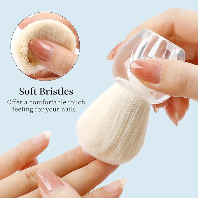 BQAN Nail Dust Brush Nail Art Dust Powder Remover Brush Nail Arts Dust Cleaner