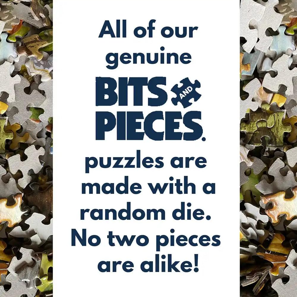 Bits and Pieces – 500 Piece Jigsaw Puzzle for Adults – Halloween Tricksters - Fall Night Holiday Dog Puppy Cat Pumpkin Fence Moon Costume Jigsaw Puzzle by Artist William Vanderdasson