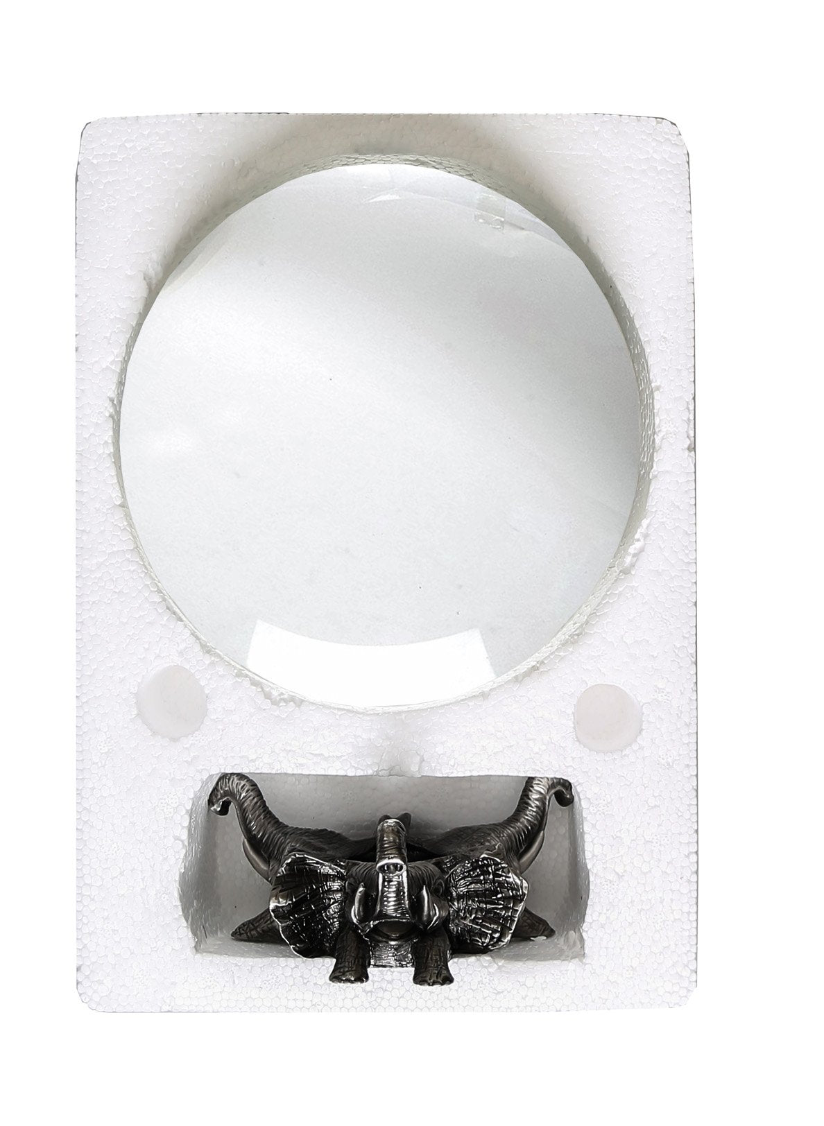 Amlong Crystal 8 inch (200mm) Clear Crystal Ball with Elephant Stand