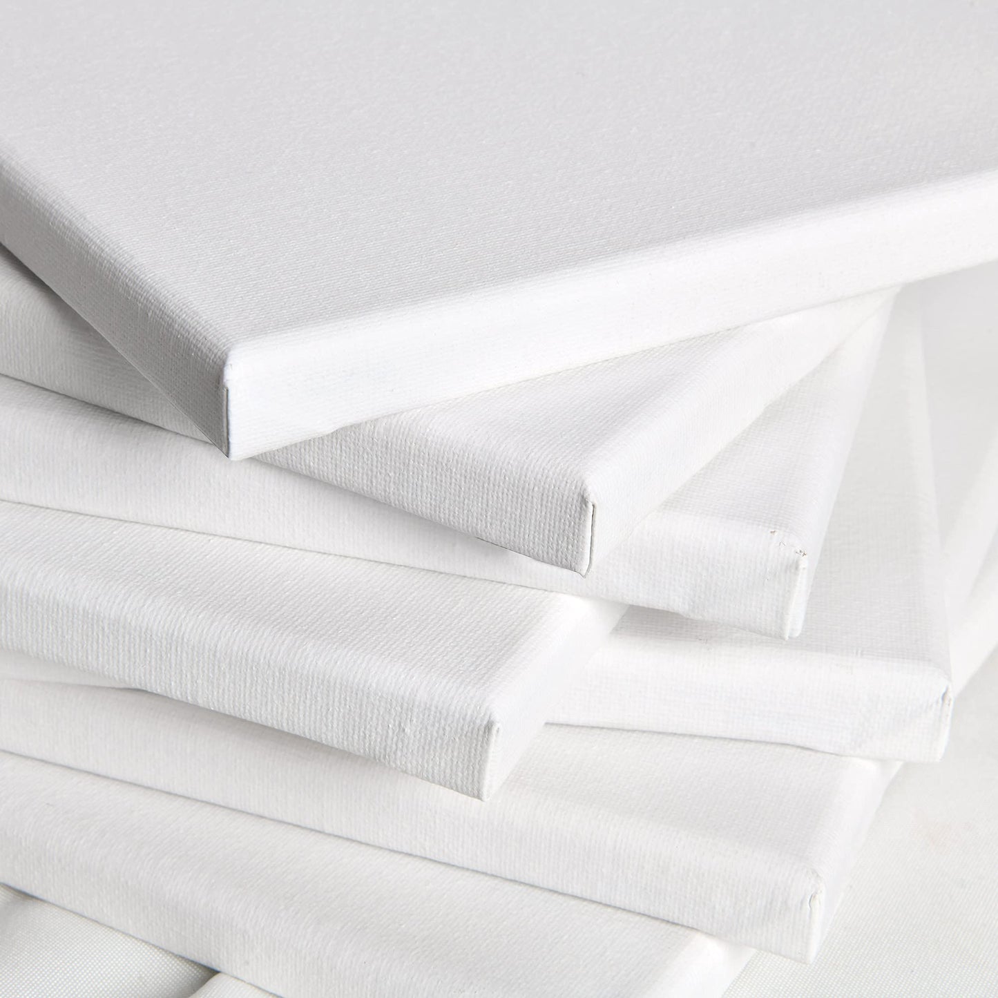 Artina FSC® Small Canvas for Painting 15x15 cm - 5pcs Blank Canvases for Art for Acrylic, Watercolour & Oil Painting - 100% Cotton Canvas Stretcher Frame 280 g/m² - Akademie