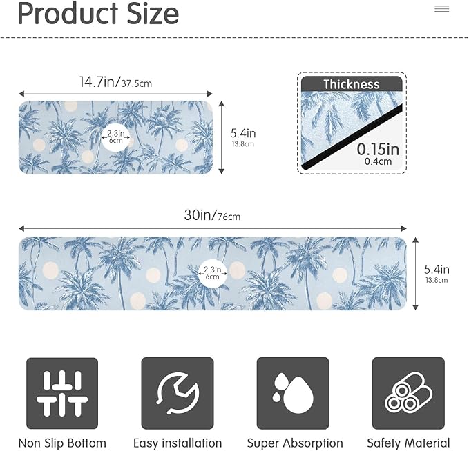 Kitchen Sink Splash Guard 1 PC 30 Inch Sink Faucet Mat Splash Guard