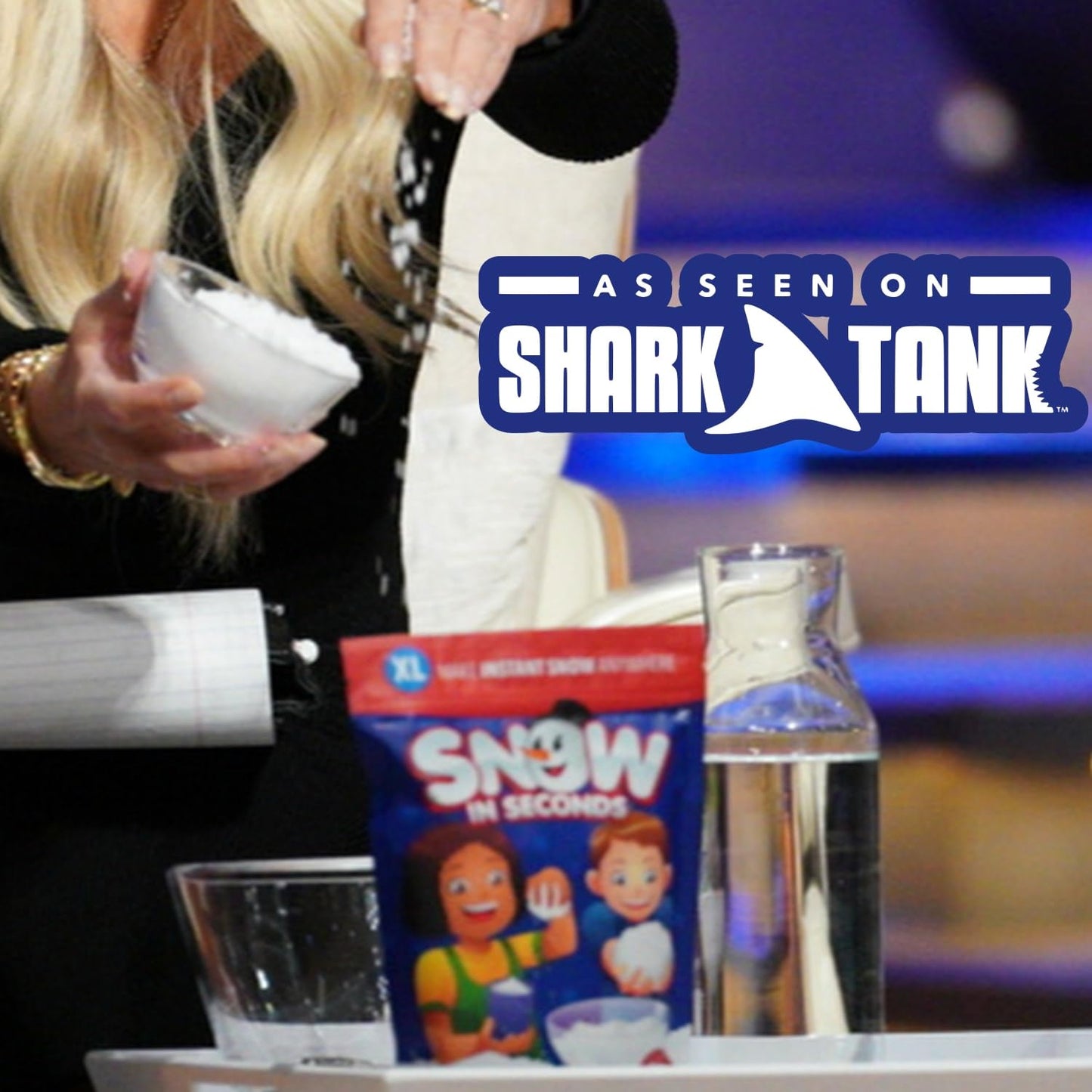 Snow in Seconds Large Instant Snow Artificial Snow - As Seen on Shark Tank - Make Cloud Slime