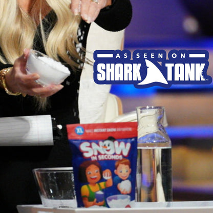 Snow in Seconds Large Instant Snow Artificial Snow - As Seen on Shark Tank - Make Cloud Slime