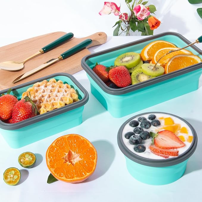 Sudaya 12 Pack Collapsible Food Storage Containers