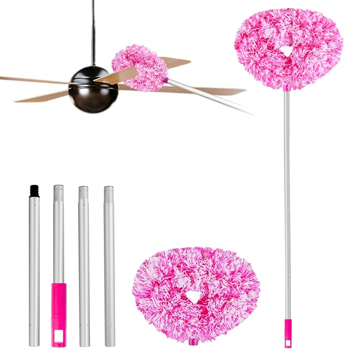 Ceiling Fan Cleaner Duster Reusable Microfiber Ceiling Fan Blade Cleaner