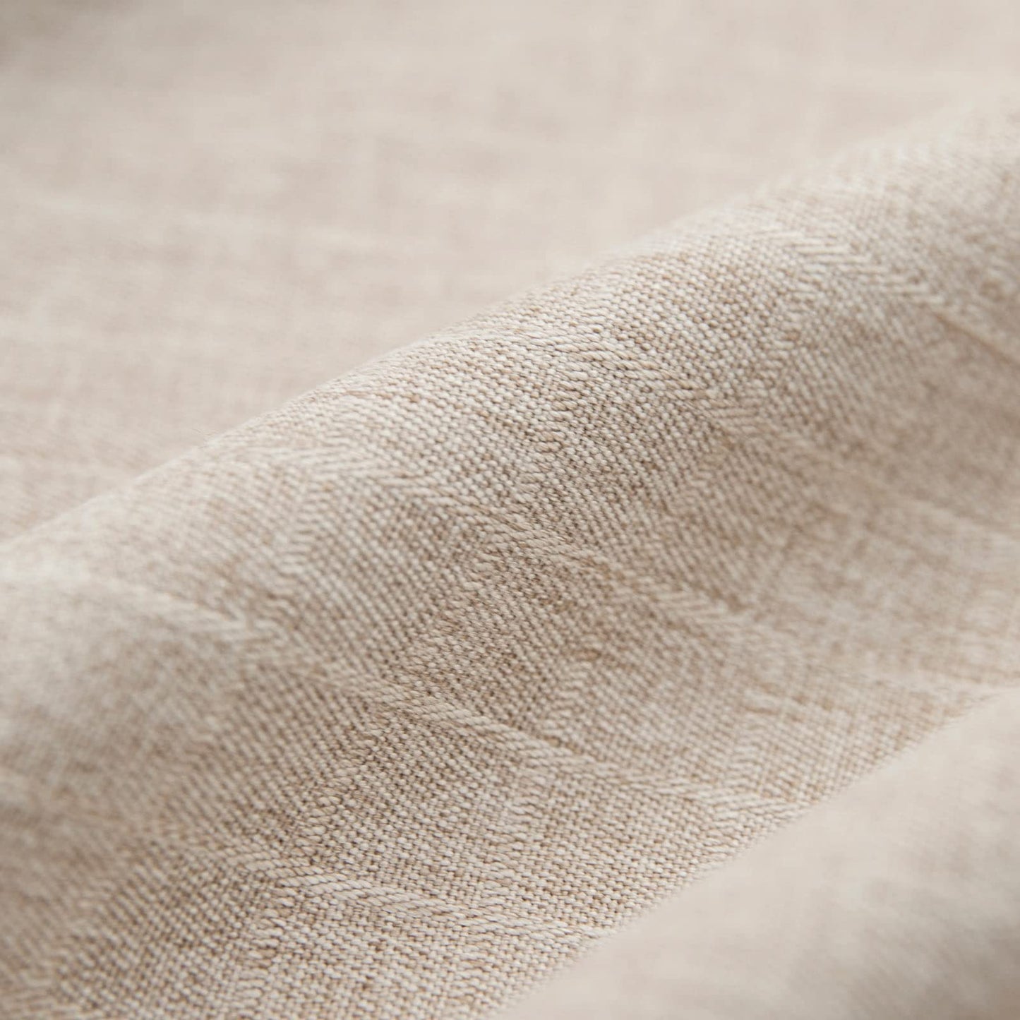 GLORY SEASON Textured Tablecloth Linen-Look Rustic Burlap Style Washable Solid Heavy Weight Lace Trim Rectangle Fabric Table Cloth,Table Cover for Kitchen Dinning Tabletop Decoration55x70 in Beige