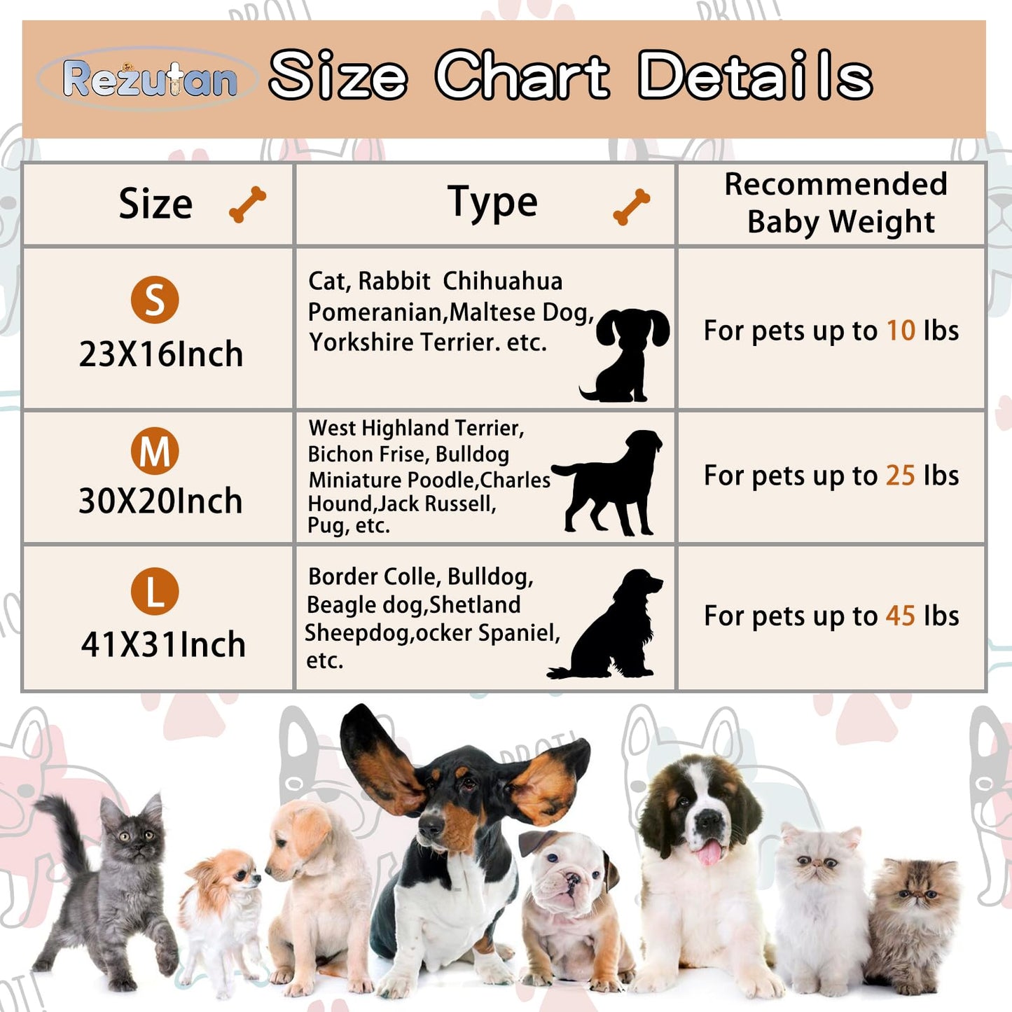 Rezutan 1 Pack 3 Blankets for Dogs, Dog Blanket for Large & Medium Pet Cat, Premium Soft Fluffy Suitable for Dog Kennels & Beds, Sofas, Gifts Puppy Essentials, 41x31inch, Tan