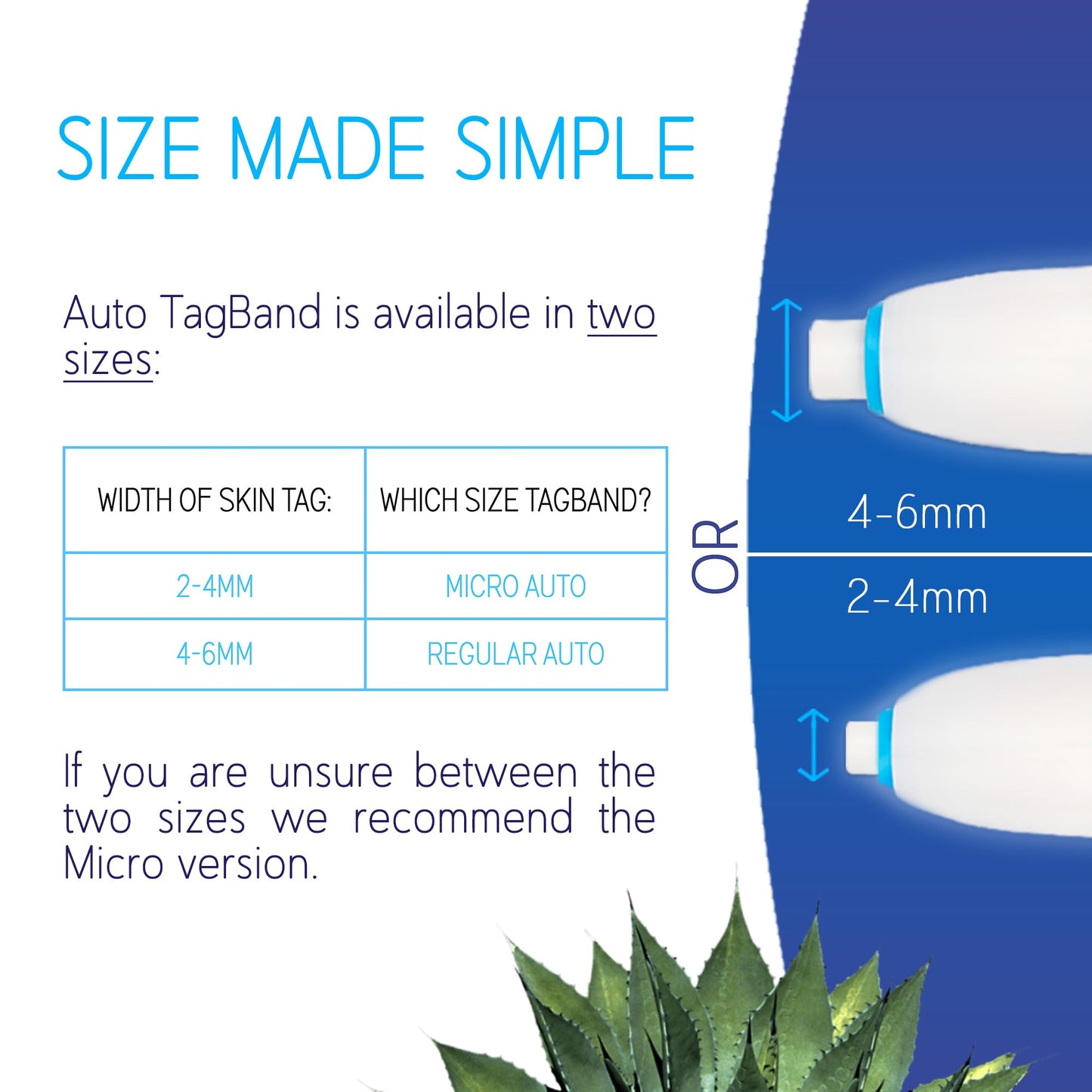 Auto Tagband Skin Tag Removal Kit, Fast Effective & Safe Remover Small/Medium Skintags (2mm-4mm) on Face Hard Reach Areas, Onehand Application Home Minutes, Includes Pen + 10 Bands