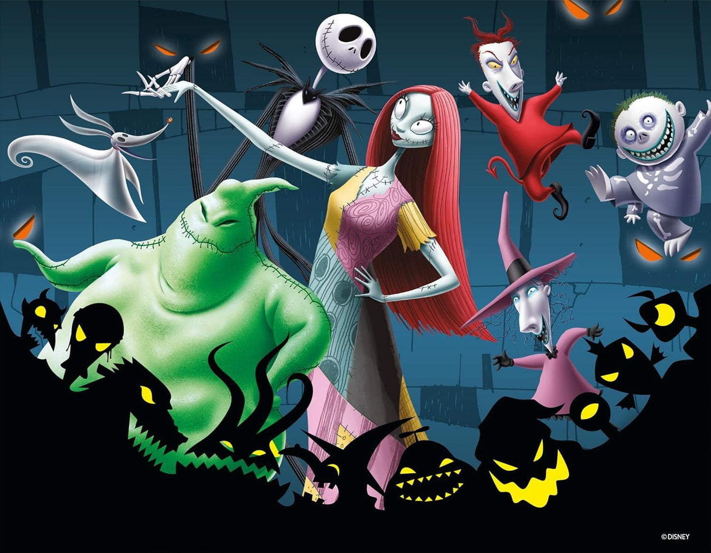 Ceaco - 5 in 1 Multipack - Disney - Tim Burton's The Nightmare Before Christmas - (2) 300 Piece, (2) 500 Piece, (1) 750 Piece Jigsaw Puzzles