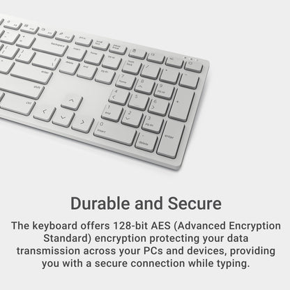 Dell Wireless Keyboard and Mouse - KM3322W, Wireless - 2.4GHz, Optical LED Sensor, Mechanical Scroll, Anti-Fade Plunger Keys, 6 Multimedia Keys, Tilt Leg - Black