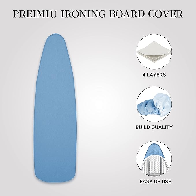 Ironing Board Cover and Pad | 100% Cotton Cover