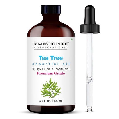 Majestic Pure Lavender Essential Oil with Glass Dropper - Huge 4 Fl Oz - 100% Pure and Natural Lavender Oil - Premium Grade Essential Oils for Diffuser, Aromatherapy, Soap and Candle Making