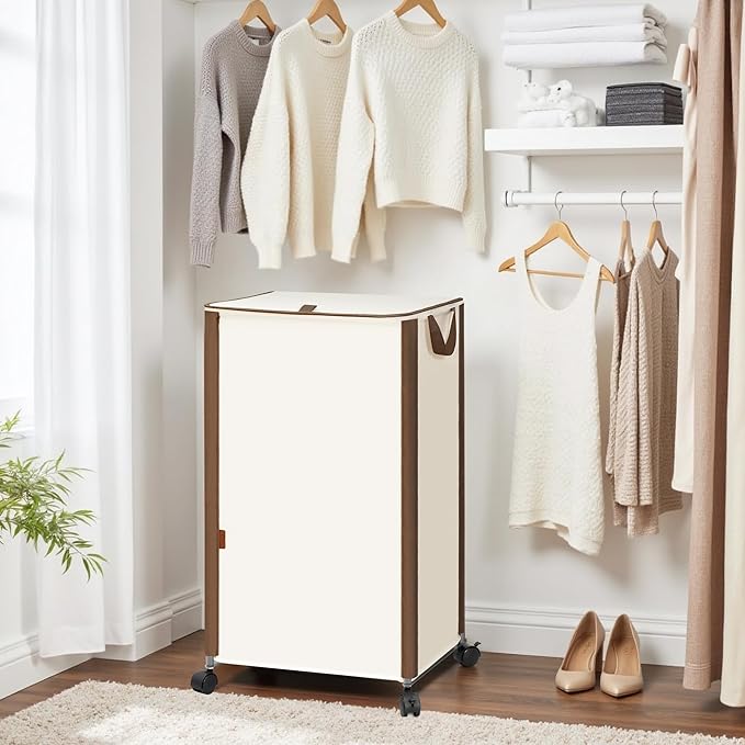 STORAGE MANIAC Rolling Laundry Hamper