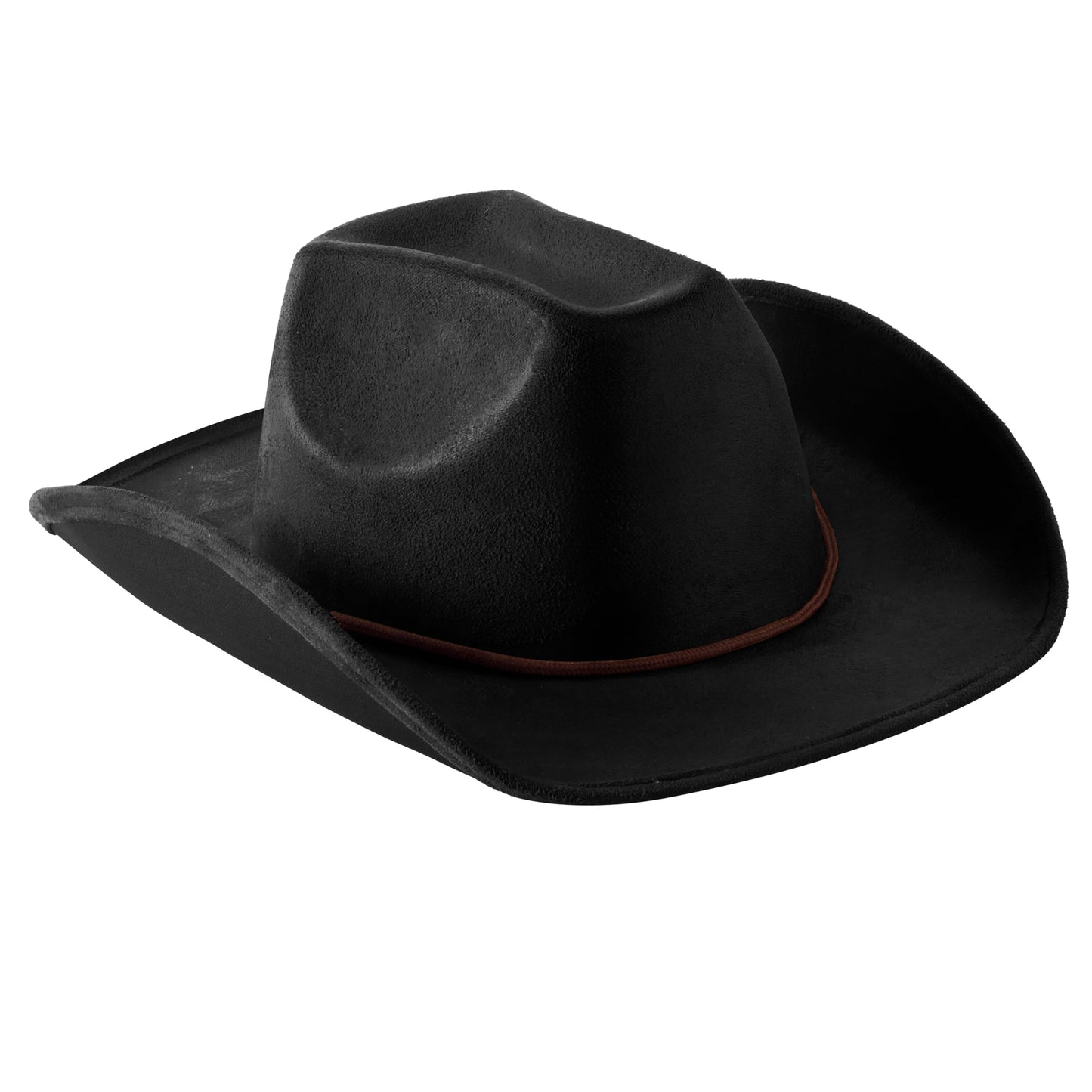 Spooktacular Creations Unisex Western Cowboy Hat, Black Cowboy Hat, Halloween Costume Accessory for Adults and Kids Cosplay Themed Party and Photo-props