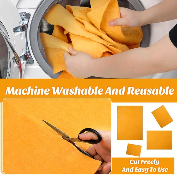 10 Pack Shammy Cloths Absorbent Cleaning Towels